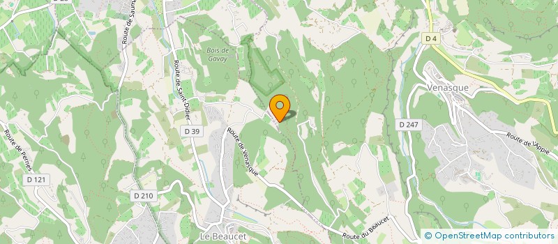 localisation de l'entreprise SCI LE GRAND CONIL  LE BEAUCET