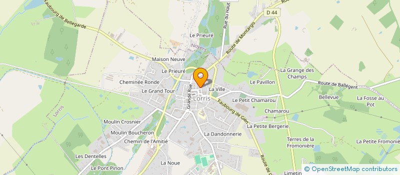 localisation de l'entreprise SCI LE GRAND DOUAI  LORRIS