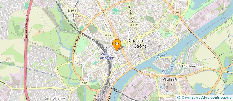 localisation de l'entreprise SCI LE GRAND DUC  CHALON-SUR-SAONE