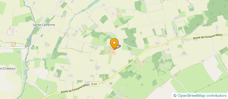 localisation de l'entreprise SCI LE GRAND ECHIGNE  BAUGE-EN-ANJOU