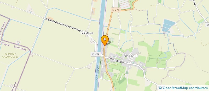 localisation de l'entreprise SCI LE GRAND ENCLOS  BEAUVOIR