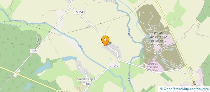 localisation de l'entreprise SCI LE GRAND ETANG  SAINT-LEGER-TRIEY