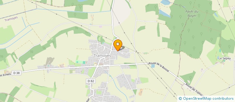 localisation de l'entreprise SCI LE GRAND ETANG  TRAMOYES