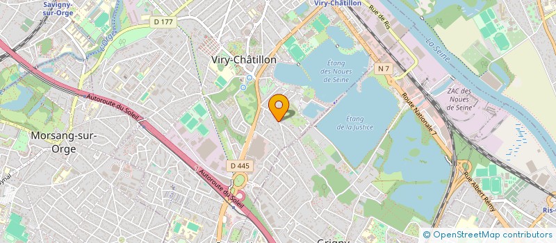 localisation de l'entreprise SCI LE GRAND HER à VIRY-CHATILLON