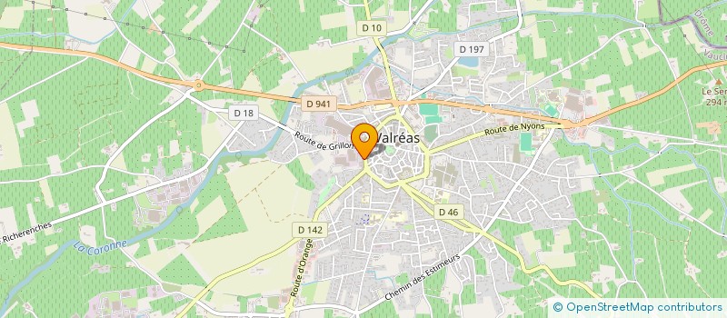 localisation de l'entreprise SCI LE GRAND HOTEL à VALREAS