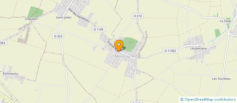 localisation de l'entreprise SCI LE GRAND LARGE  SAINT-VIVIEN