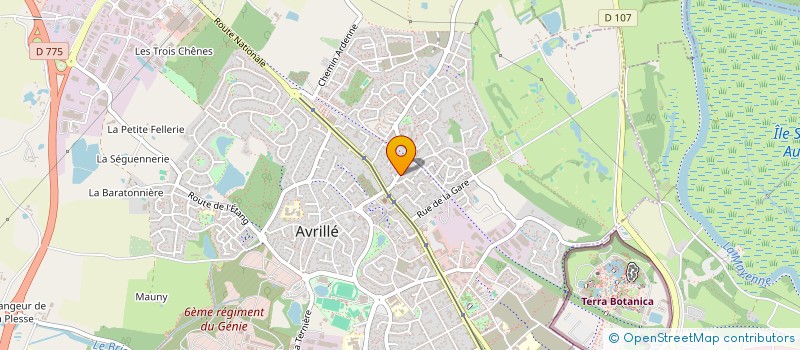 localisation de l'entreprise SCI LE GRAND LARGE à AVRILLE