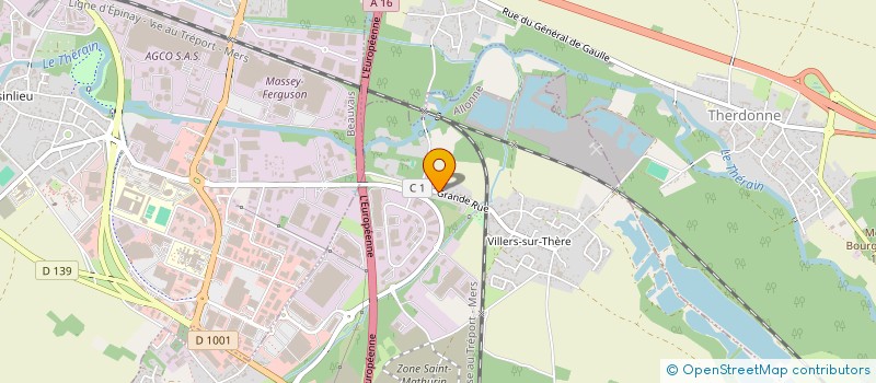 localisation de l'entreprise SCI LE GRAND LARGE  ALLONNE