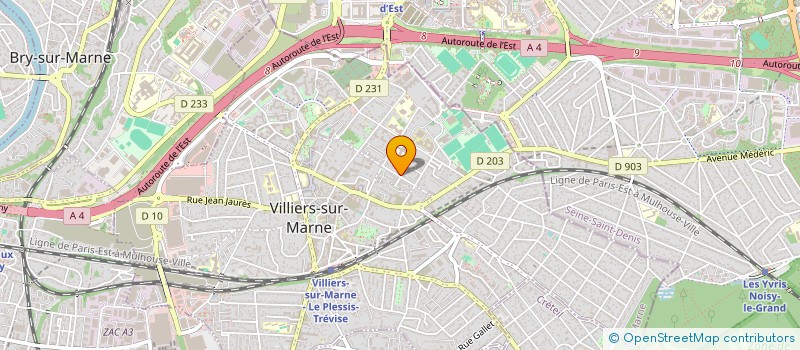 localisation de l'entreprise SCI LE GRAND LARGE  VILLIERS-SUR-MARNE