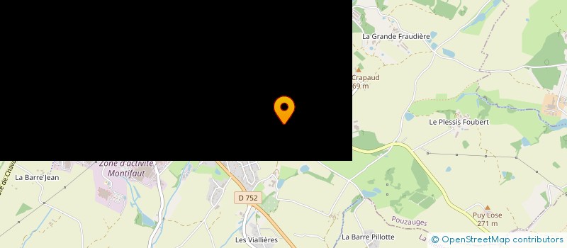 localisation de l'entreprise SCI LE GRAND LARGE  POUZAUGES