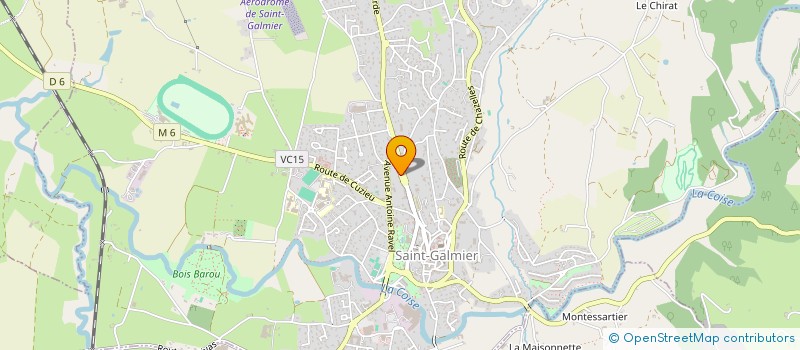 localisation de l'entreprise SCI LE GRAND MONT  SAINT-GALMIER