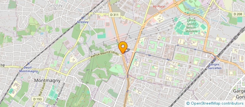 localisation de l'entreprise SCI LE GRAND ORME à SARCELLES