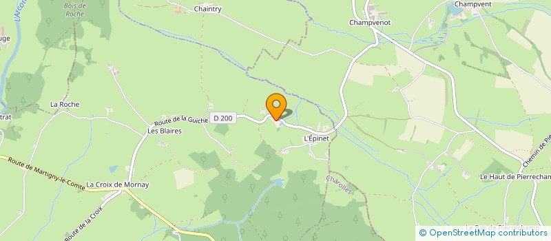 localisation de l'entreprise SCI LE GRAND PAQUIER  MORNAY