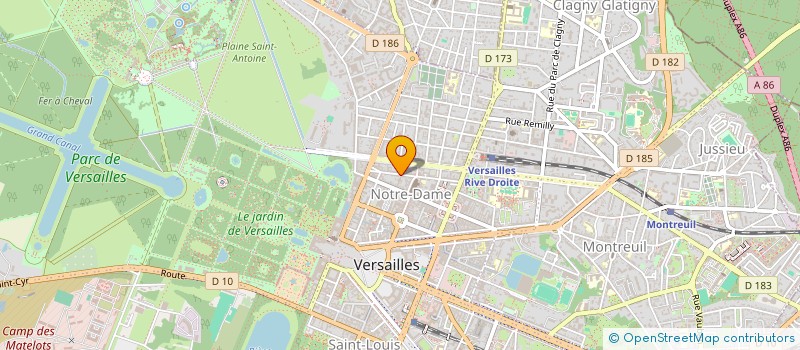 localisation de l'entreprise SCI LE GRAND PAVOIS à VERSAILLES