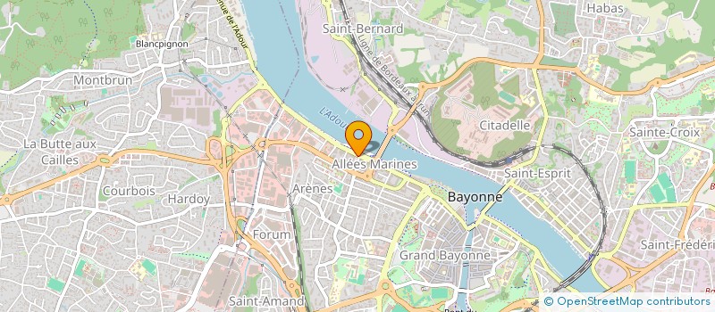 localisation de l'entreprise SCI LE GRAND PRE  BAYONNE