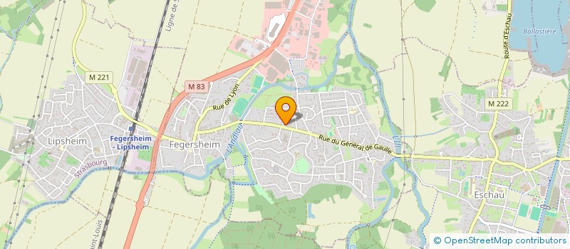 localisation de l'entreprise SCI LE GRAND PRE  FEGERSHEIM