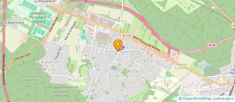 localisation de l'entreprise SCI LE GRAND PRE  CHAMBOURCY