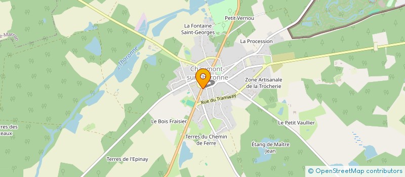 localisation de l'entreprise SCI LE GRAND SOUPEAU  CHAUMONT-SUR-THARONNE