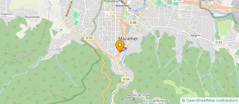 localisation de l'entreprise SCI LE GRAND SUD à MAZAMET