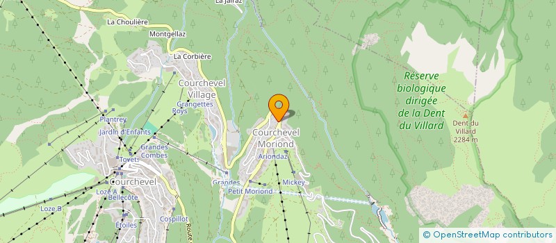 localisation de l'entreprise SCI LE GRAND TETRAS à COURCHEVEL