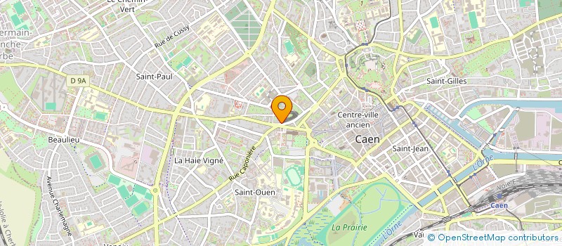 localisation de l'entreprise SCI LE GRAND VIVIER à CAEN