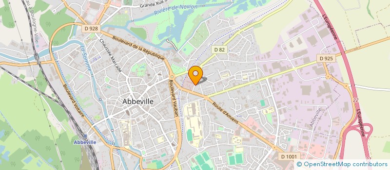 localisation de l'entreprise SCI LE GRANIT à ABBEVILLE