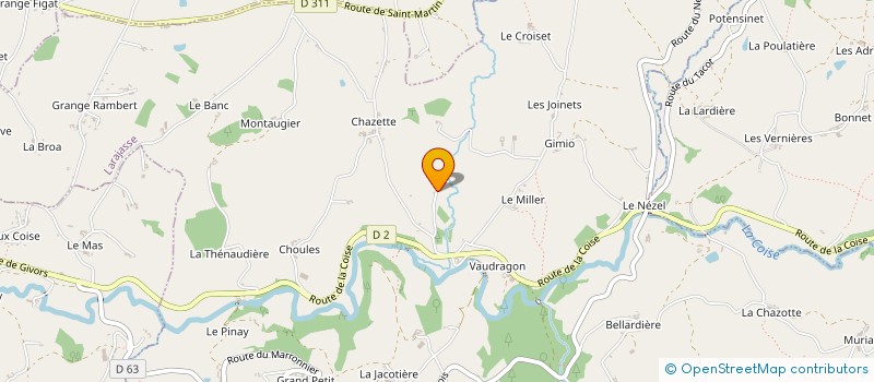 localisation de l'entreprise SCI LE GRANOTIER à LARAJASSE