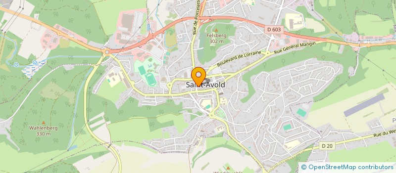 localisation de l'entreprise SCI LE GRAOULLY à SAINT-AVOLD
