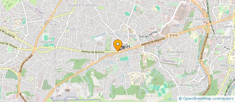 localisation de l'entreprise SCI LE GRAVILLE  ANGLET