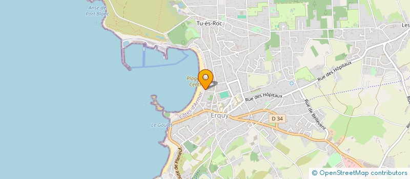 localisation de l'entreprise SCI LE GREBE  ERQUY