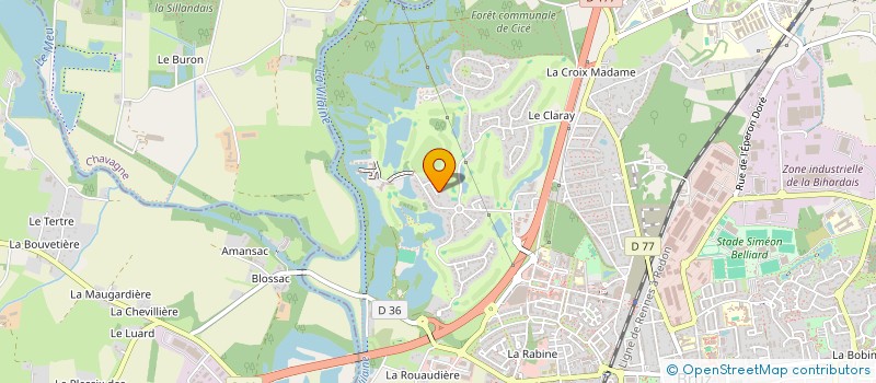 localisation de l'entreprise SCI LE GREEN  BRUZ