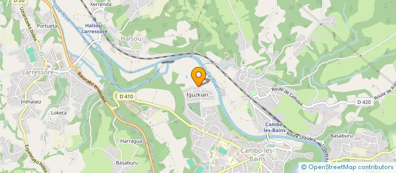 localisation de l'entreprise SCI LE GREEN DE CHIBERTA à CAMBO-LES-BAINS