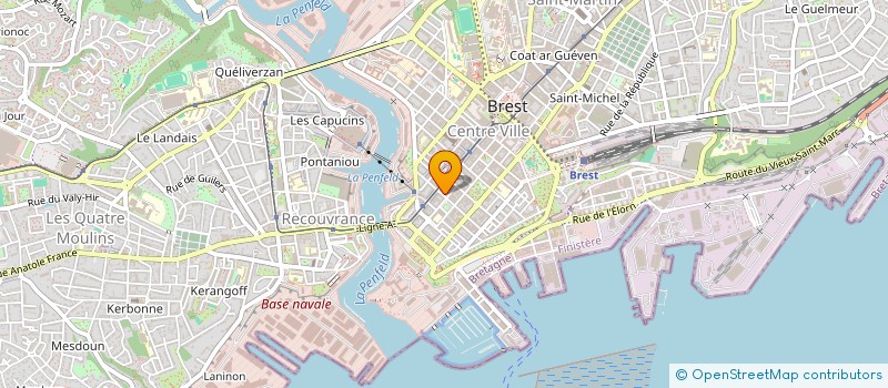 localisation de l'entreprise SCI LE GREGAM-PERROT  BREST