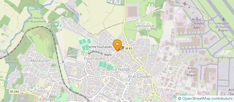 localisation de l'entreprise SCI LE GRENADIER à COLOMIERS