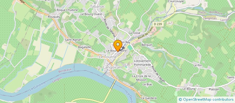 localisation de l'entreprise SCI LE GRENIER à LE TOURNE