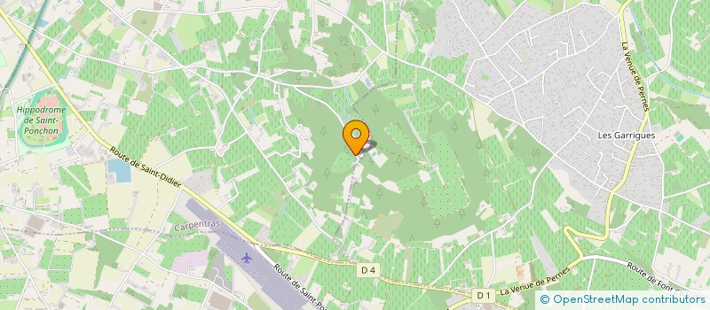 localisation de l'entreprise SCI LE GRENIER  MORMOIRON