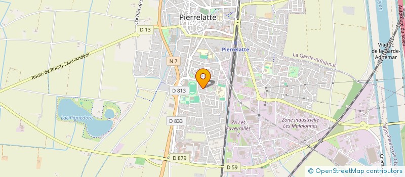 localisation de l'entreprise SCI LE GRENIER A BLE  PIERRELATTE