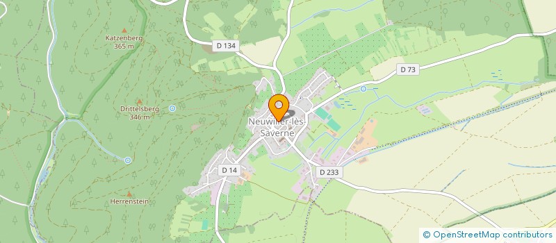 localisation de l'entreprise SCI LE GRES DES VOSGES  NEUWILLER-LES-SAVERNE