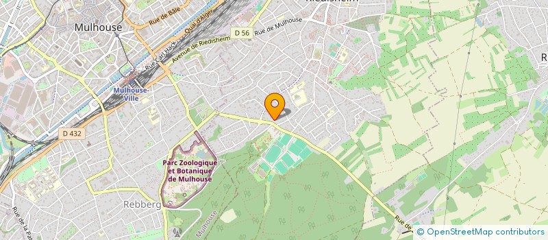 localisation de l'entreprise SCI LE GRIESS  RIEDISHEIM