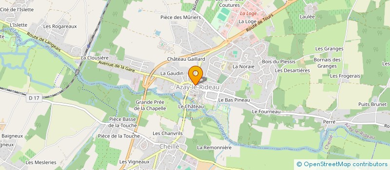localisation de l'entreprise SCI LE GRIMOIRE à AZAY-LE-RIDEAU
