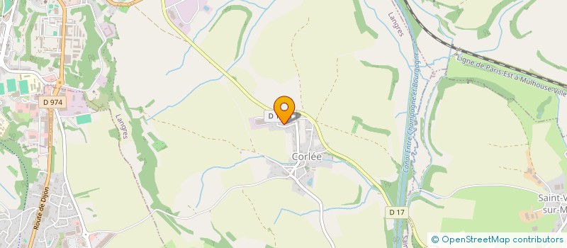localisation de l'entreprise SCI LE GRIS à LANGRES