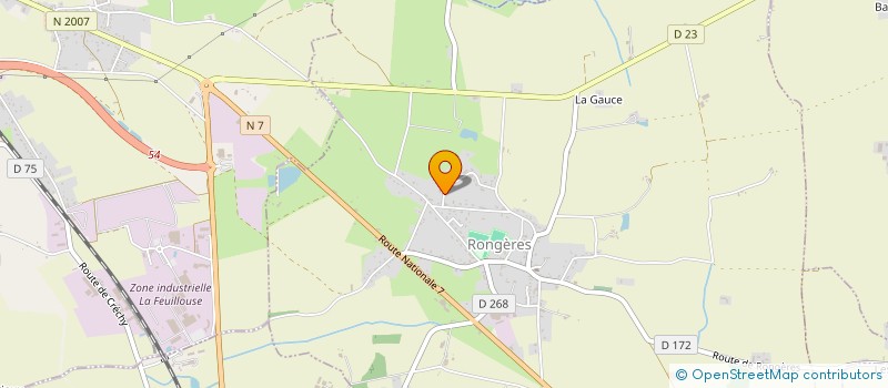 localisation de l'entreprise SCI LE GROS BOIS DES CERFS à RONGERES