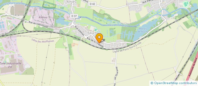 localisation de l'entreprise SCI LE GROS CAILLOU  FEUCHY