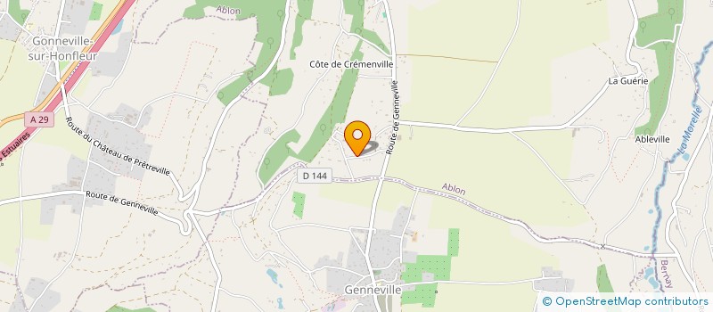 localisation de l'entreprise SCI LE GROS CHENE  ABLON