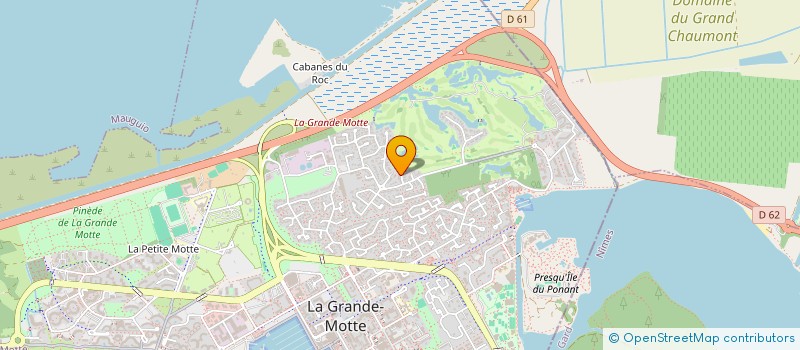localisation de l'entreprise SCI LE GROS CHENE  LA GRANDE-MOTTE