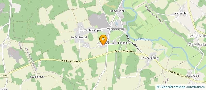 localisation de l'entreprise SCI LE GROS NOYER à MOULINS-SUR-TARDOIRE