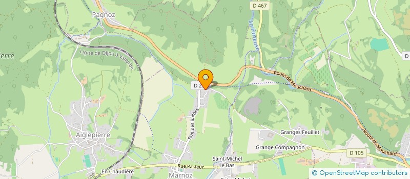 localisation de l'entreprise SCI LE GRUMIER DU PONT DE BREUX  MARNOZ