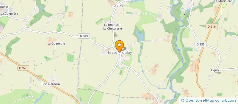 localisation de l'entreprise SCI LE GRUTLI à TESSE-FROULAY