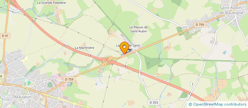 localisation de l'entreprise SCI LE GUE  MAULEON