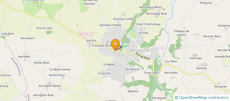 localisation de l'entreprise SCI LE GUEN SAINT MAJAN  PLOUGUIN